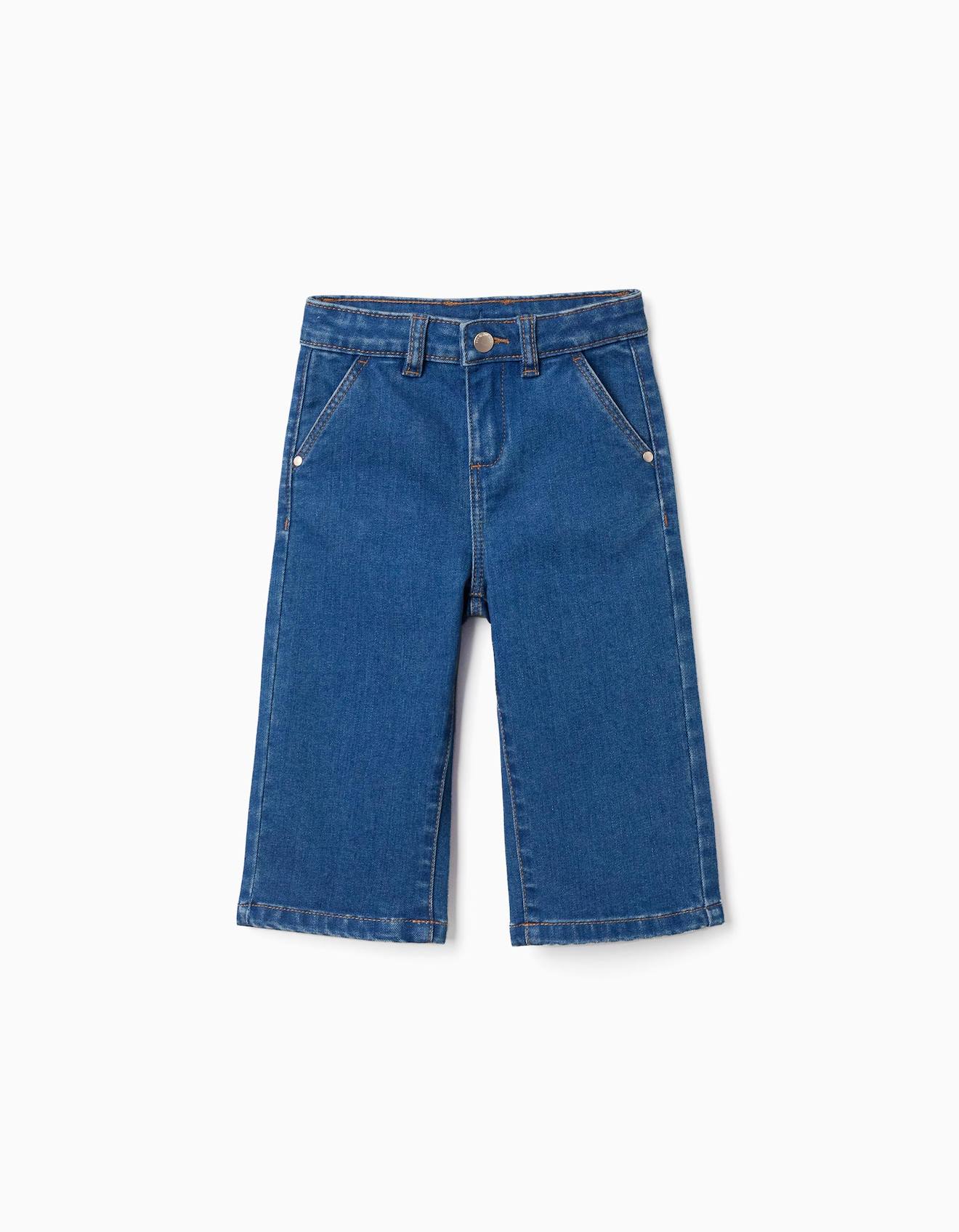 Jean Jambe Large Avec 4 Poches Bleu 23 €