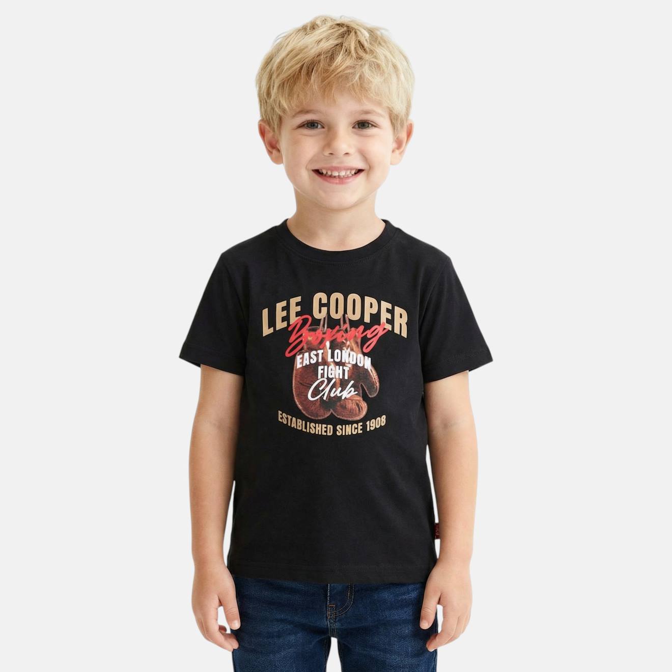 T Shirt Garçon Manches Courtes Imprimé Noir T Shirt Garçon Manches Courtes Imprimé Noir