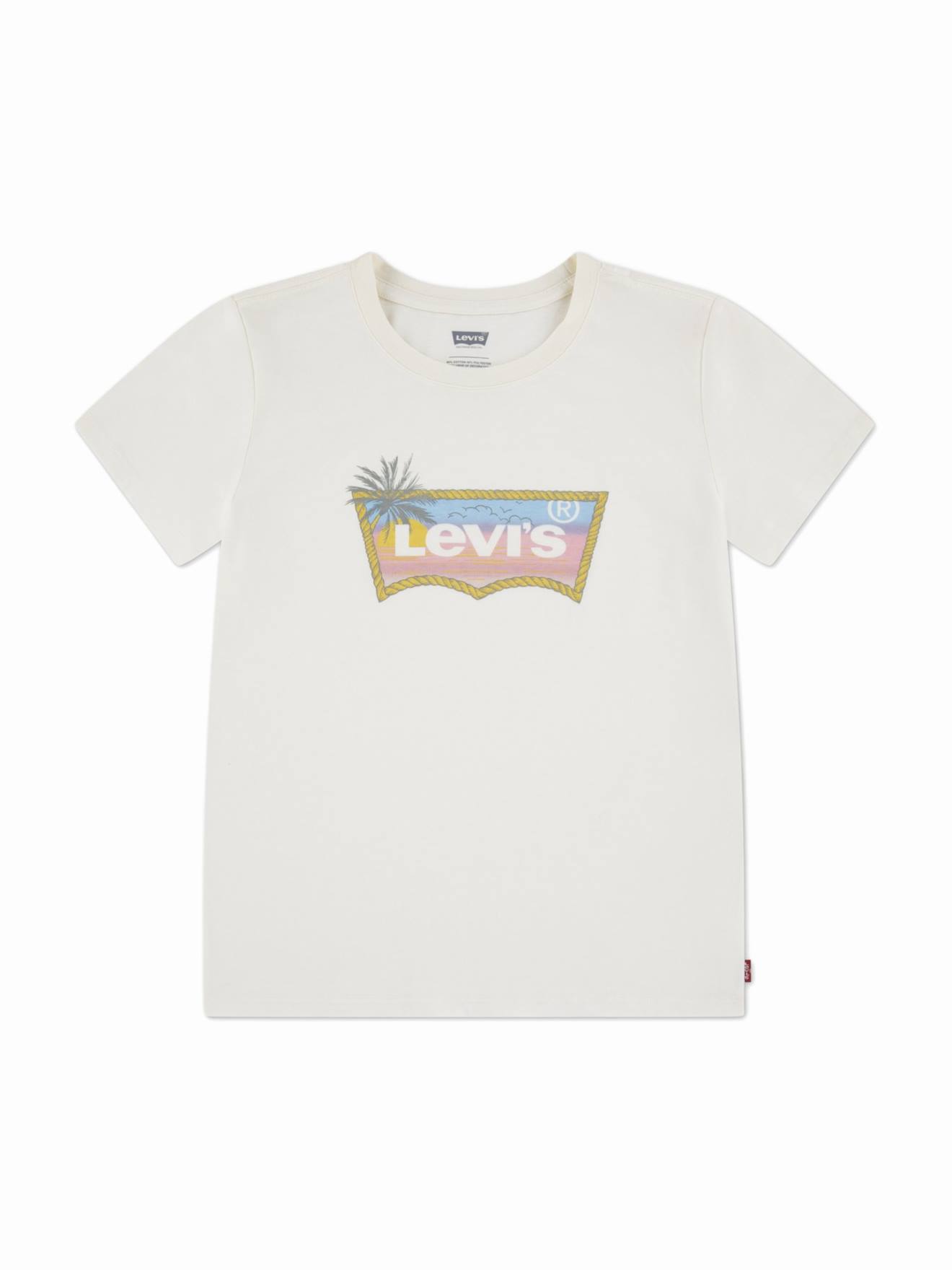 T-shirt Fille Col Rond Blanc Cass 14 €