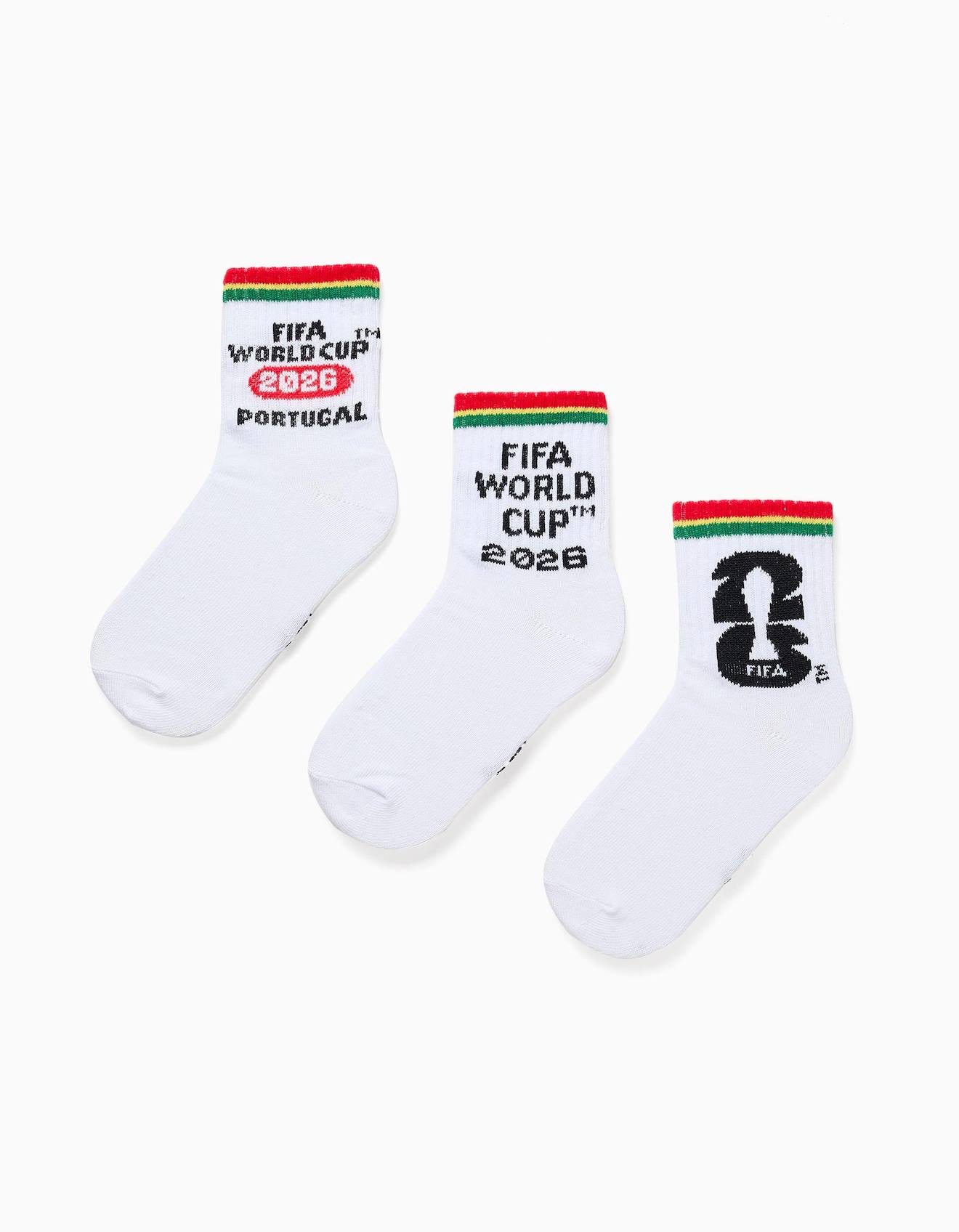 Lot De 3 Paires De Chaussettes Coupe Du Monde De La Fifa 2026 Blanc 12 €