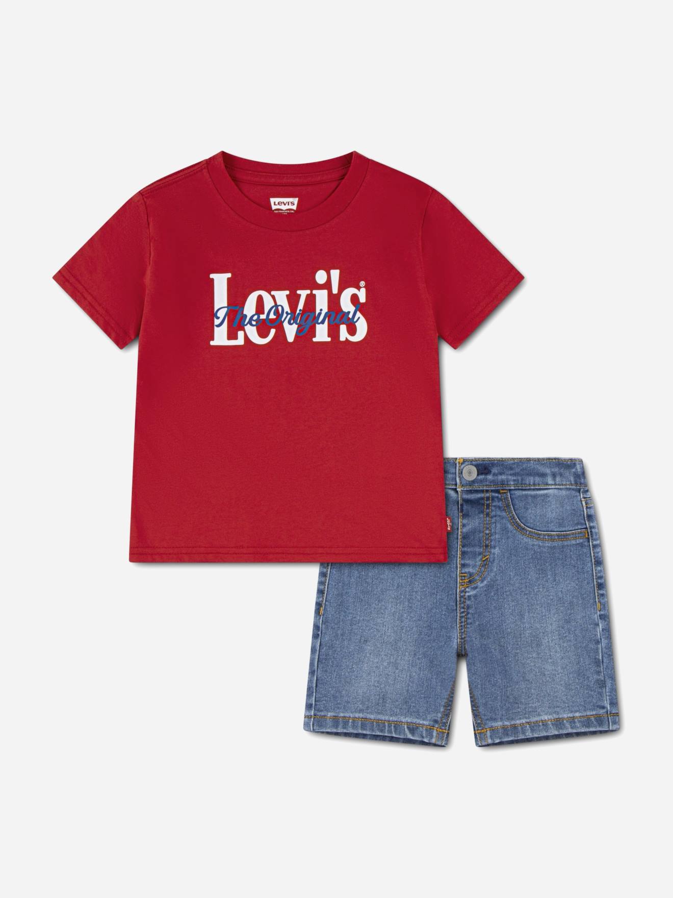 Ensemble Garon 2 Pices Rouge Bleu 40 €