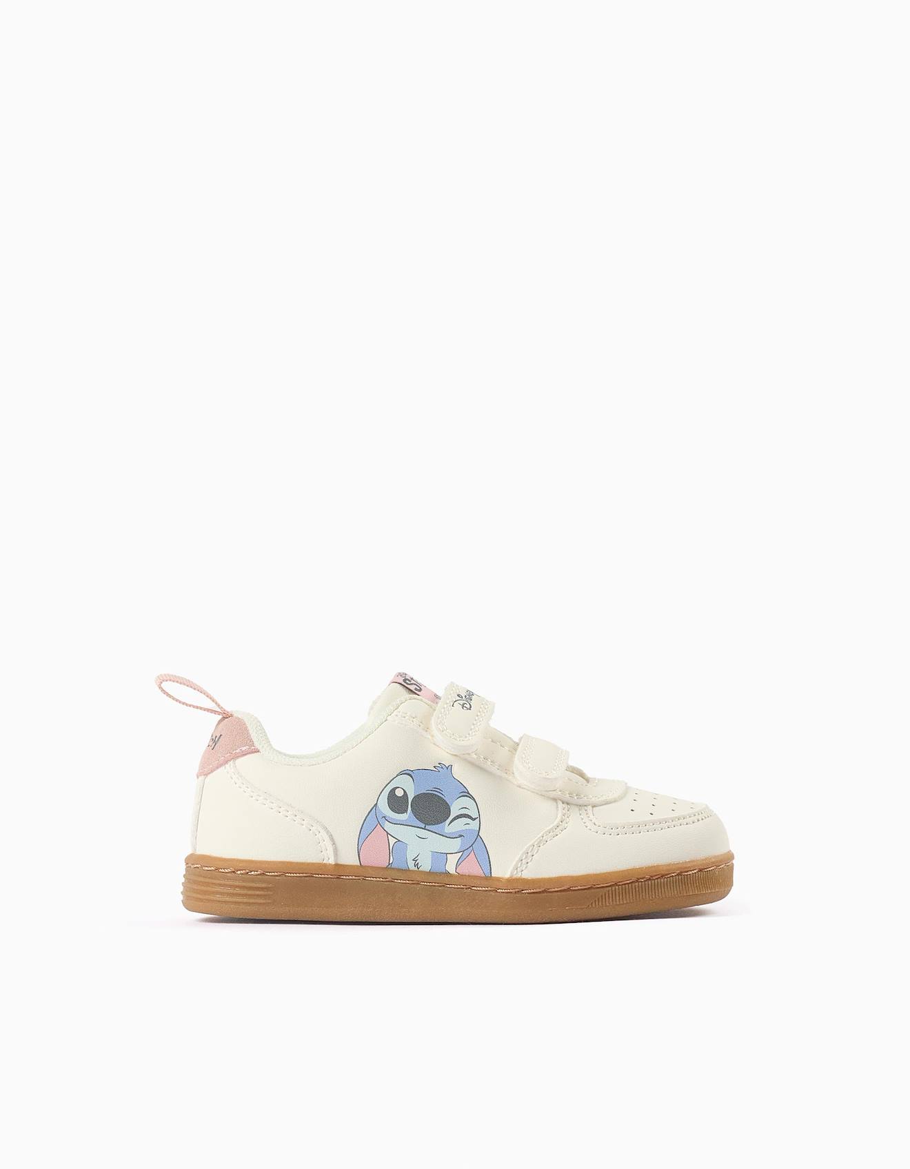 Baskets Avec Imprim Stitch Et Brides Scratch Beige Clair 28 €