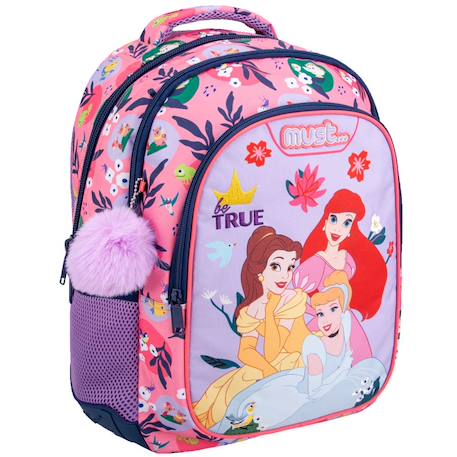 Fille-Sac à dos scolaire disney princess be true avec 2 compartiments 43 cm