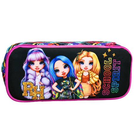 Fille-Accessoires-Fourniture scolaire-Trousse rainbow high school spirit double zip 23 cm