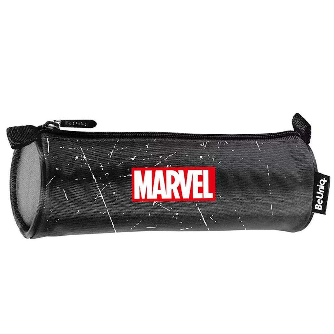 Trousse Ronde Spider-man Polyester Motif Toile Daraignée Noir / Blanc