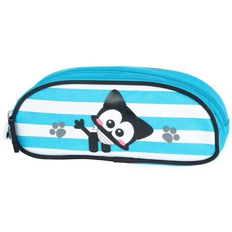 Garçon-Accessoires-Cartable, trousse-Trousse chacha 22 cm à 2 compartiments zippés