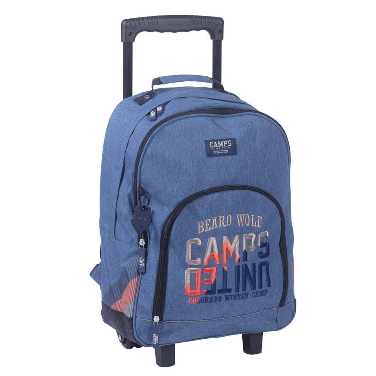 Sac À Roulettes Toile Camps Boy Beard Wolf 43 Cm Bleu Jean Sac À Roulettes Toile Camps Boy Beard Wolf 43 Cm Bleu Jean