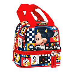 Puériculture-Repas-Sac goûter mickey superstar - sac déjeuner