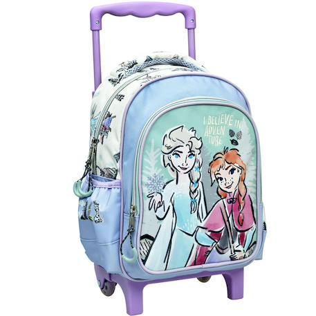 Fille-Accessoires-Fourniture scolaire-Cartable-Sac à dos à roulettes - imprimé reine des neiges - everything