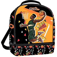 Puériculture-Repas-Vaisselle, coffret repas-Sac goûter isotherme basketball slam dunk must 24 cm sac déjeuner