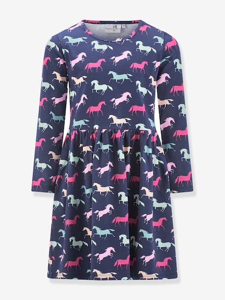 Fille-Robe avec chevaux fille Happy Girls