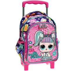 Sac à dos à roulettes maternelle - imprimé licorne - lol surprise  - vertbaudet enfant