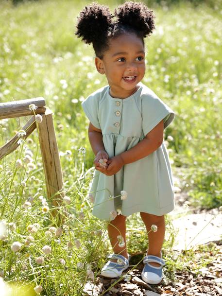 Robe Molleton Bebe Fille Oeko Tex Tilleul Vertbaudet Robe Molleton Bebe Fille Oeko Tex Tilleul Vertbaudet