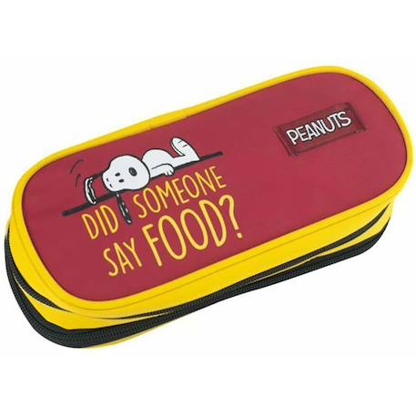 Garçon-Accessoires-Trousse double compartiment tissu snoopy peanuts 23 cm