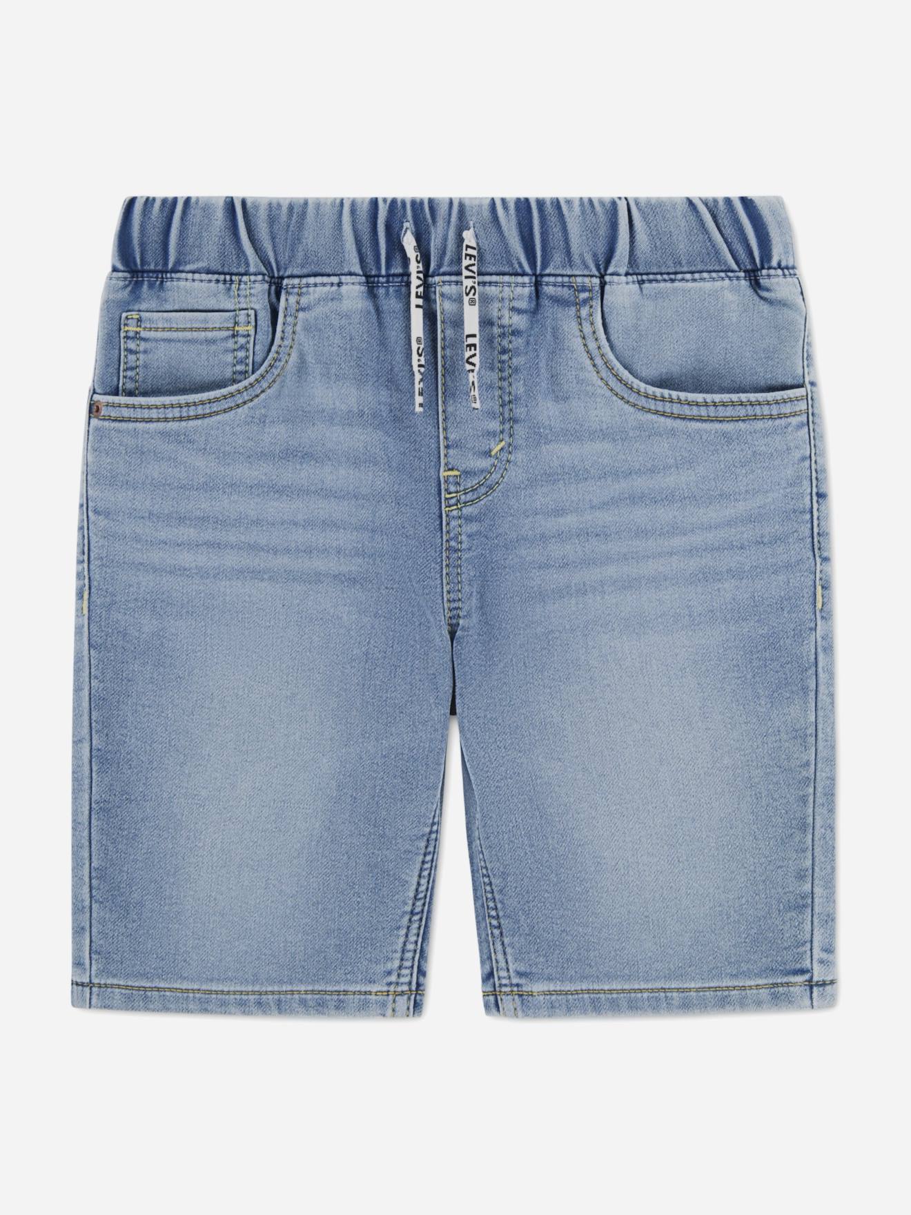 Short Taille Élastique Bleu Short Taille Élastique Bleu