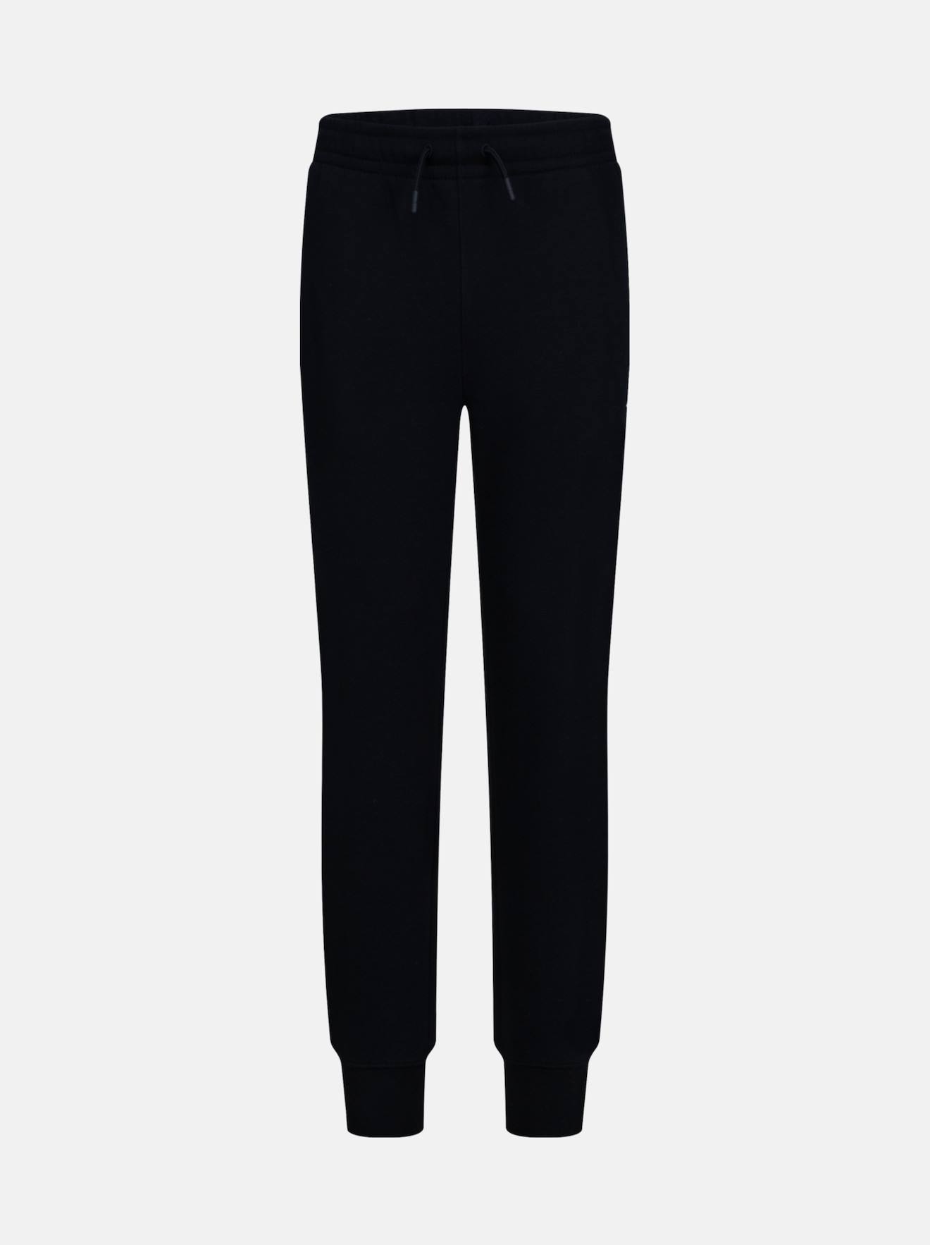 Jogging Enfant Coupe Droite En Matière Sweat Avec Taille Élastiquée Noir