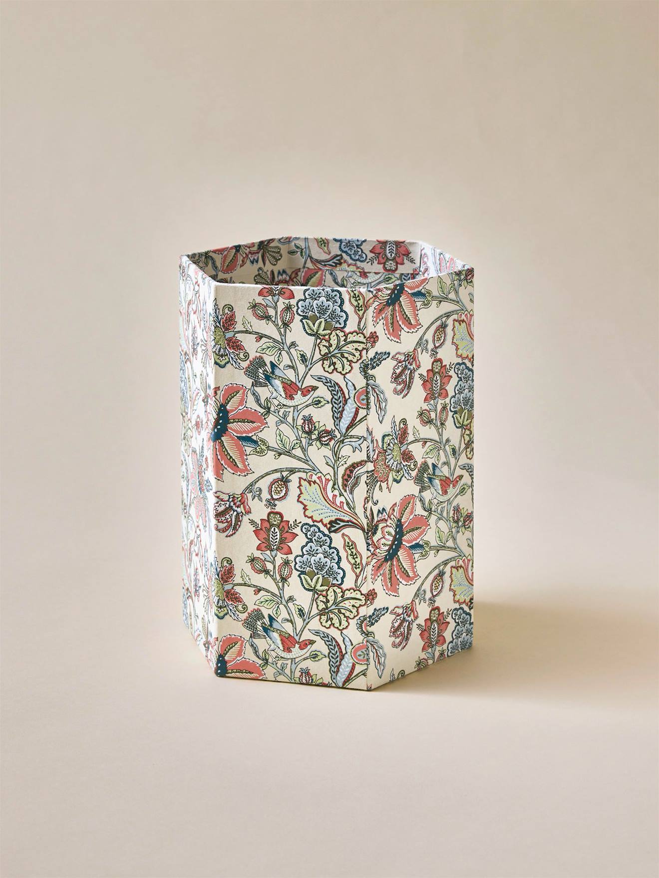 Corbeille À Papier Hexagonale Imprimé Perse