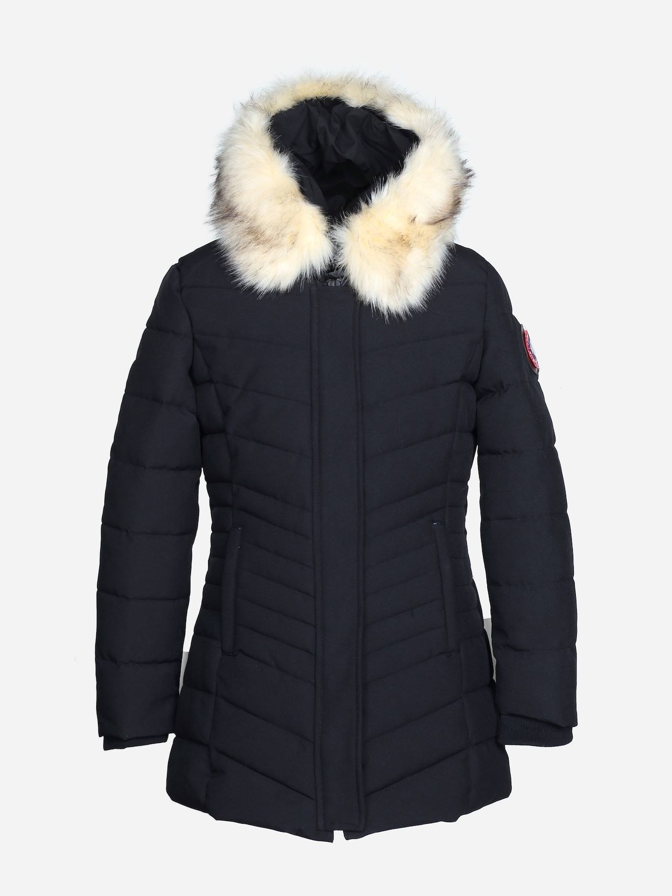 Parka Fille Matelassée Noir Parka Fille Matelassée Noir