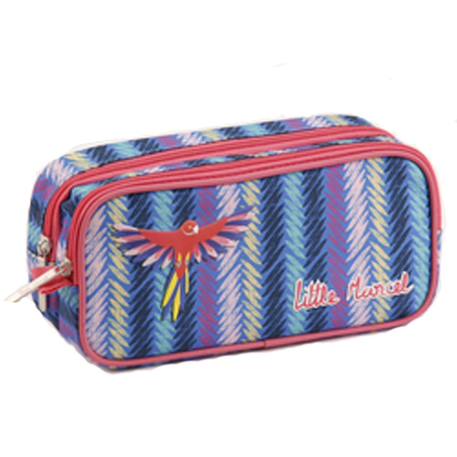 Fille-Accessoires-Fourniture scolaire-Trousse rectangulaire little marcel perroquet 22 cm