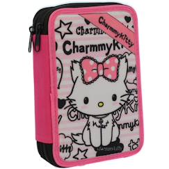 Jouet-Trousse zip rectangulaire charmmy kitty gothique 18 cm à 2 compartiments