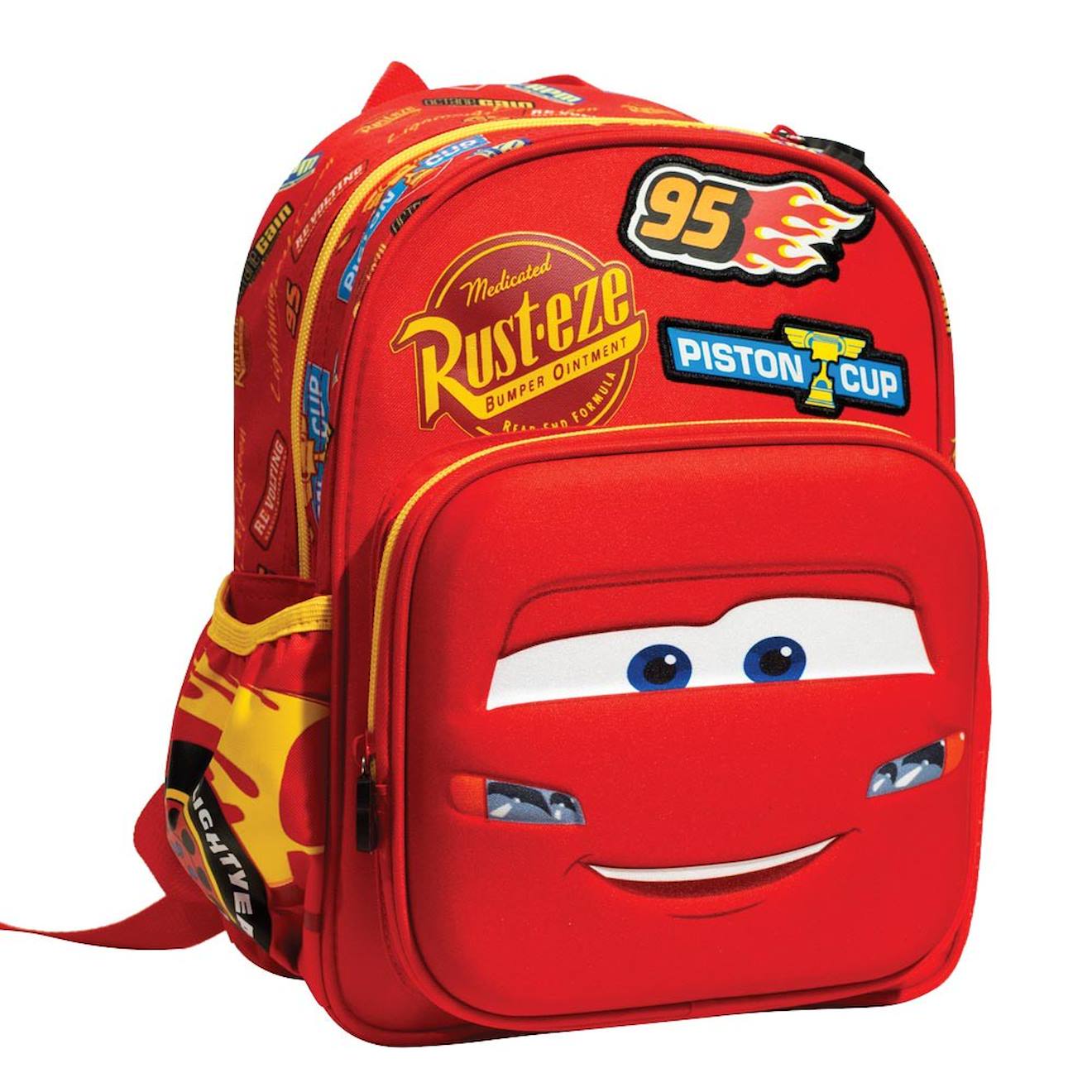 Sac Dos Enfant Cars Piston Cup 30 Cm Poches Zippes Cars Noir Bordeaux Bleu 24 €