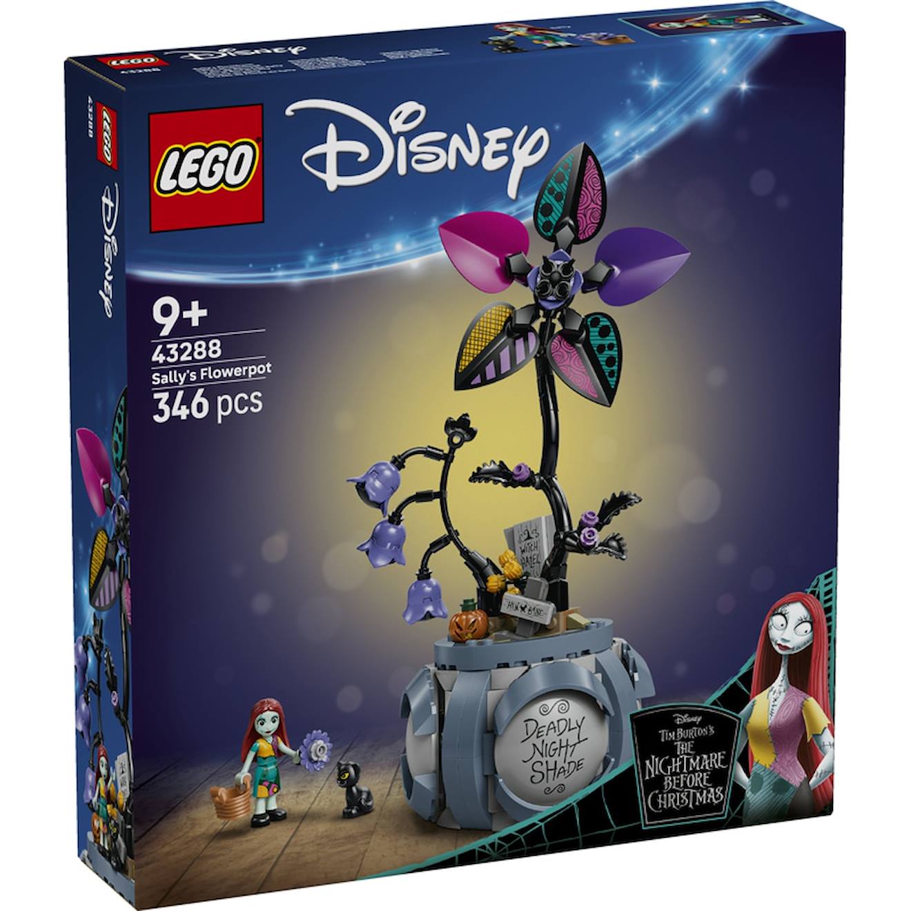Lego 43288 - Pot De Fleurs Sally Jack Disney Multicolore