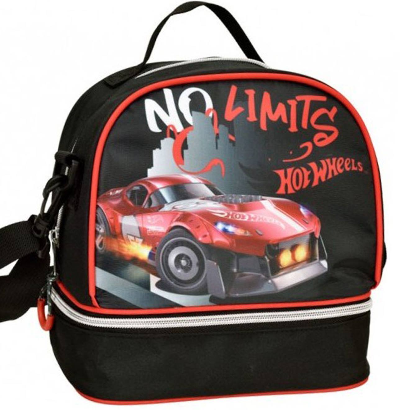 Sac Goûter Hot Wheels No Limits 21 Cm - Sac Déjeuner Multicolore