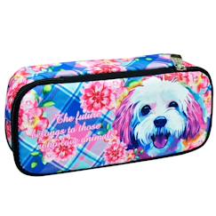 -Trousse zip lot de 2 la boutique des toons love dog tie-dye – 23 cm