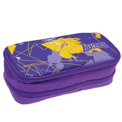 -Trousse los angeles lakers en toile motif paint splatter nba basket usa