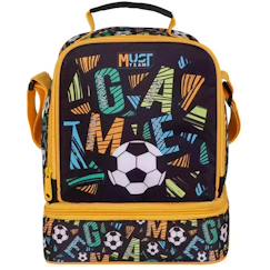 Puériculture-Repas-Vaisselle, coffret repas-Sac goûter isotherme must goal football 24 cm sac déjeuner