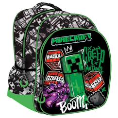 Sac à dos maternelle minecraft en tissu synthétique imprimé metro art  - vertbaudet enfant