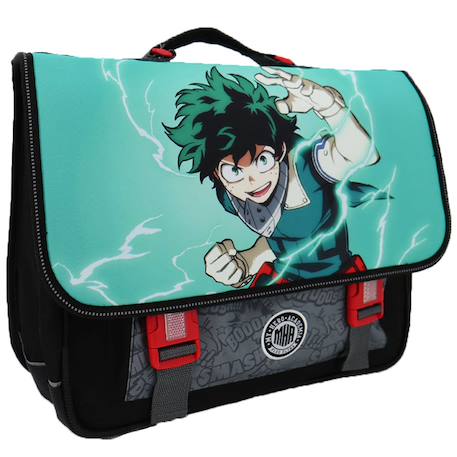 Garçon-Cartable my hero academia en tissu premium 2 compartiments
