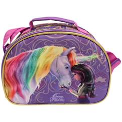 Puériculture-Repas-Vaisselle, coffret repas-Sac goûter isotherme lécole des licornes 25 cm sac déjeuner licorne