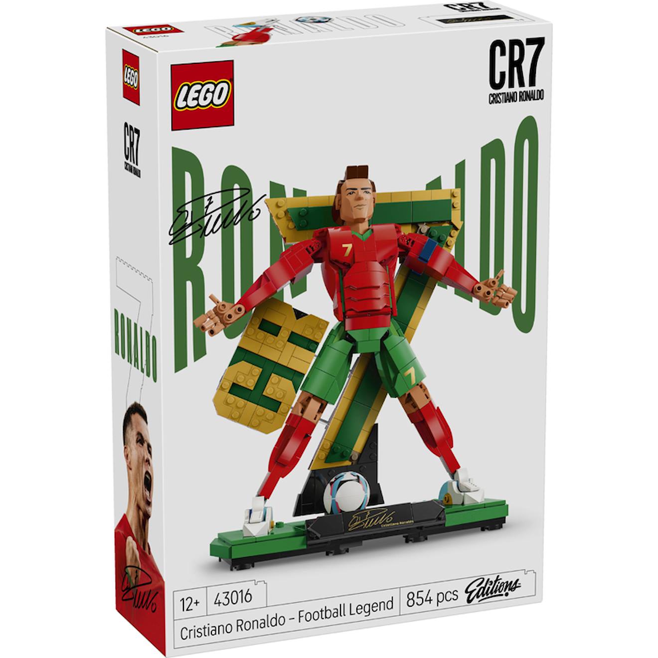 Lego 43016 - Cristiano Ronaldo Légende Du Foot Multicolore