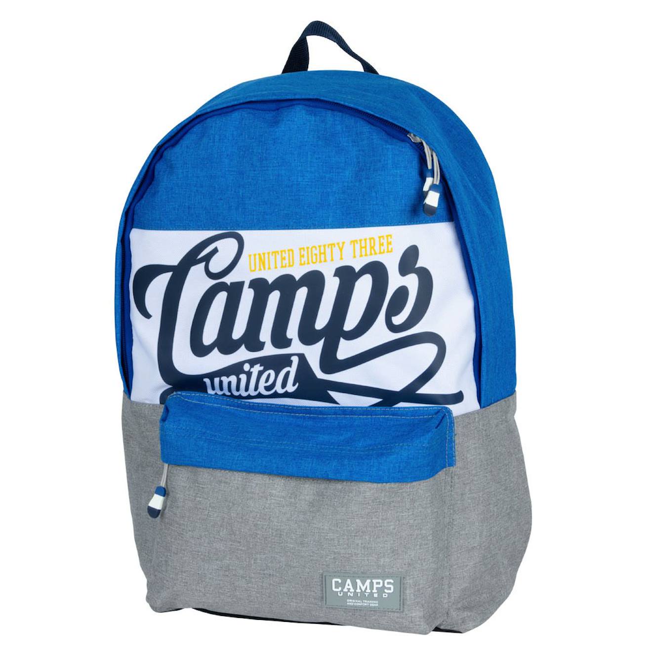 Sac À Dos Camps United Tricolore 42 Cm - Forme Borne Bleu / Gris / Blanc Sac À Dos Camps United Tricolore 42 Cm - Forme Borne Bleu / Gris / Blanc