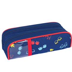 Jouet-Matériel scolaire-Trousse rectangulaire 600d motif dinosaures