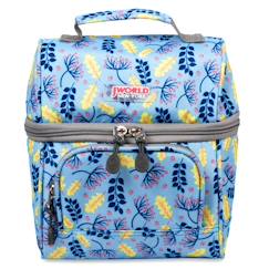 Puériculture-Repas-Vaisselle, coffret repas-Sac gouter jworld new york (sky leaves)