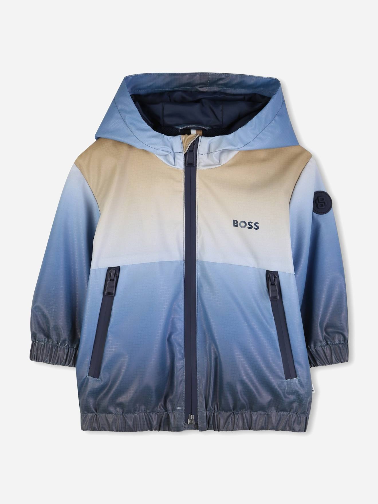 Blouson Garon Capuche Bleu 108 €