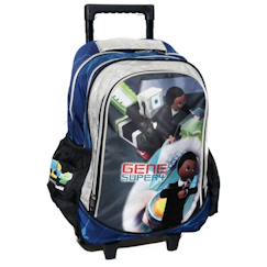Sac à dos trolley playmobil gene super 4 imperméable imprimé brillant  - vertbaudet enfant