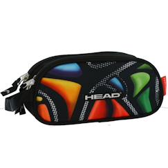 Trousse à stylos néoprène zippée 3 compartiments head  - vertbaudet enfant