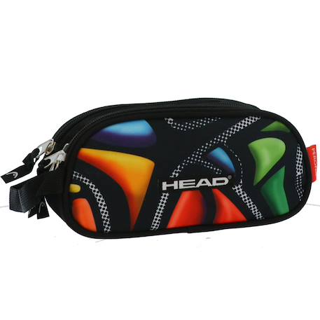 Fille-Accessoires-Fourniture scolaire-Trousse à stylos néoprène zippée 3 compartiments head