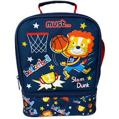 Puériculture-Sac goûter isotherme lion slam dunk 24 cm sac déjeuner