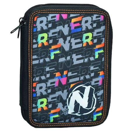 Garçon-Trousse zippée en tissu rembourré motif nerf