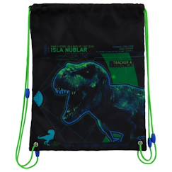 Sac à dos à ficelles jurassic world 40 x 32 cm  - vertbaudet enfant