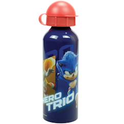 Puériculture-Gourde réutilisable sonic the hedgehog en aluminium 52 cl – 520 ml