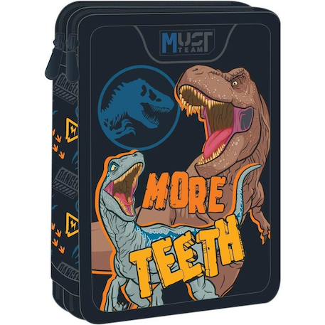 Fille-Accessoires-Trousse double compartiment imprimée jurassic world - 21 cm - jurassic world