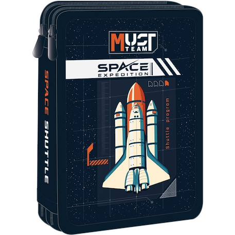 Trousse double cmp must team space expedition zippée – polyest  - vertbaudet enfant