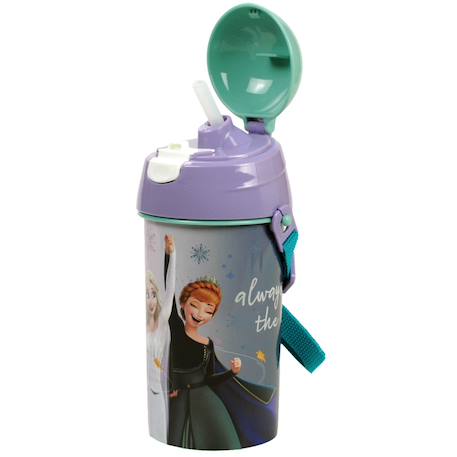 Garçon-Accessoires-Fourniture scolaire-Gourde-Bouteille de sport 500 ml la reine des neiges – bouchon à clapet – disney