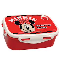 Puériculture-Repas-Vaisselle, coffret repas-Boîte repas enfant en pvc minnie mouse – beauty in bloom 17 cm minnie mouse