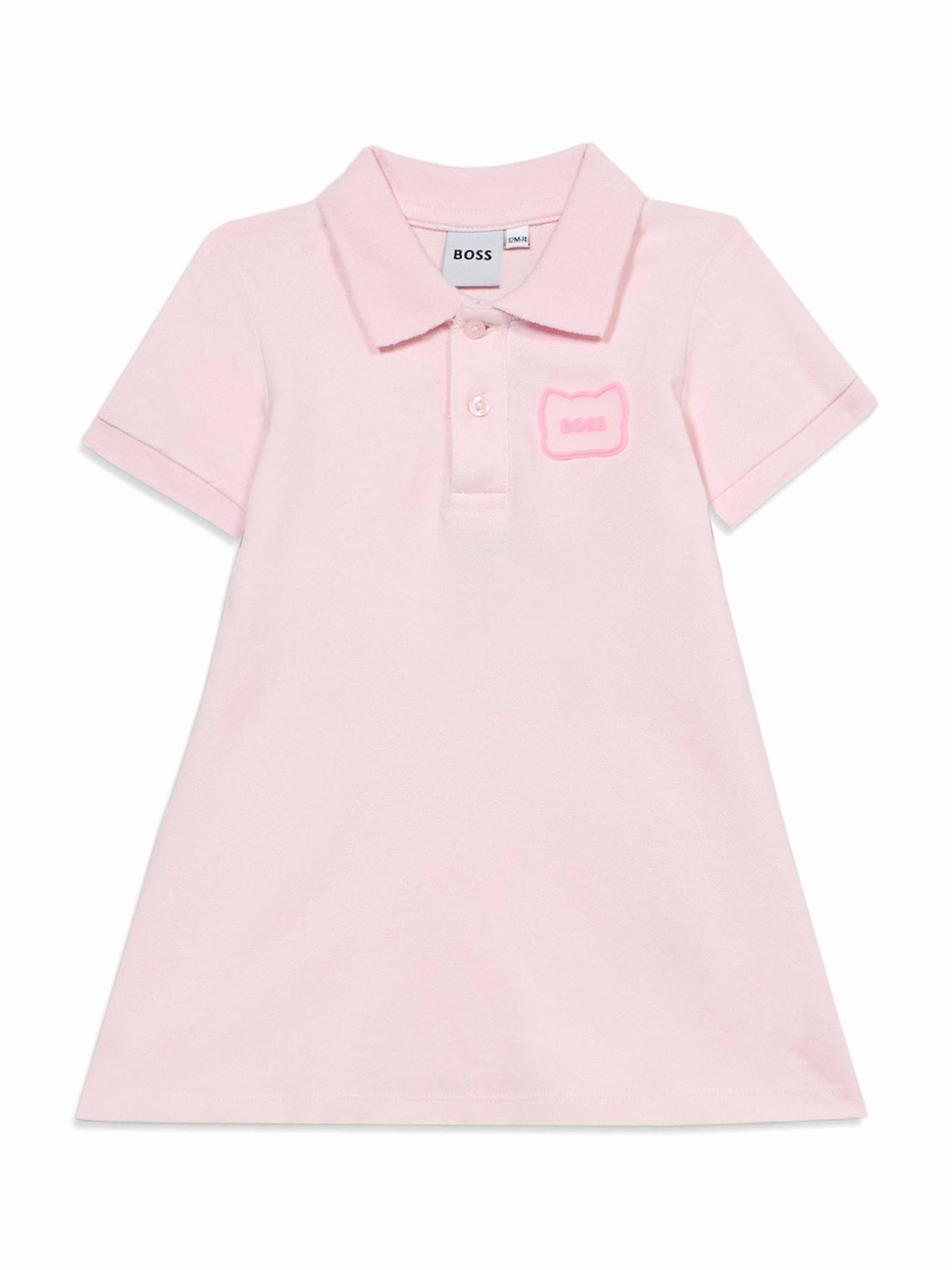 Robe Fille Boutonne Rose 60 €